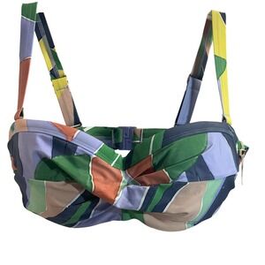 ArteSands NWT Lav Botticelli D- &‎ DD-Cup Underwire Bikini Top in Multi MSRP 110